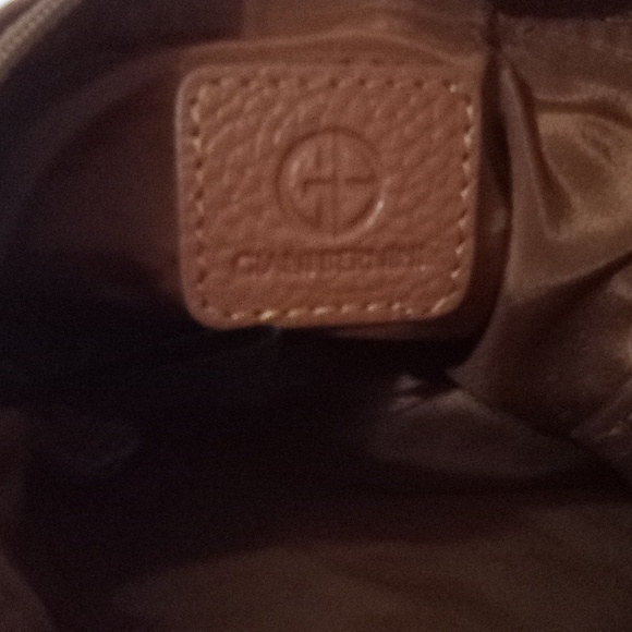 Giani Bernini Women's Bags Giani Bernini Triple-Zip Pebble Leather Crossbody - Picture 8 of 8